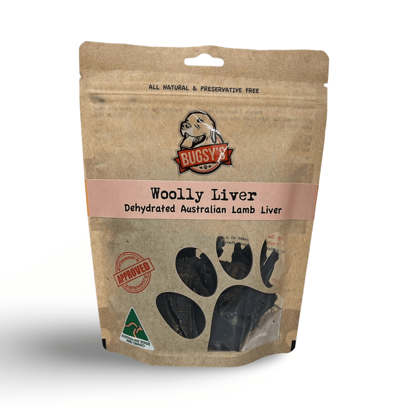 Australian LAMB LIVER  Snack for Dogs